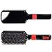 Torino Pro Medium Wave Brush - #1550-9 Row Hair brush for Men - 100% Firm boar bristles - Great for connections and Wolfing- Rubber Grip Vertical Brush helps break forks - Great 360 waves brush