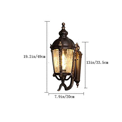 Luminaires extérieurs lanterne murale style industriel et rétro - 7