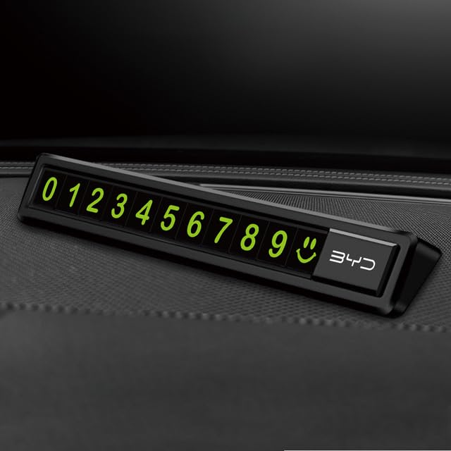 For Car - Car Temporary Parking Card For BYD F3 E6 Yuan Plus Atto F0 G3 I3 Ea1 Song MAXs Tang Dmi 2din 2014 G6 Qin Pro E2 Car Accessories (For BYD Style 3)