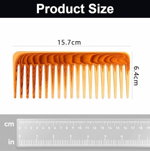 Peine desenredante grande 15.7 cm, 2 unidades miniatura 2