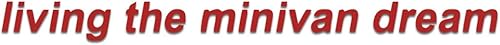 Living The Minivan Dream - Calcomanía de vinilo para computadora portátil de 8 x 1 pulgadas (rojo)