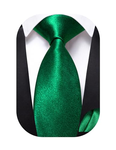 Image of Barry.Wang Boys Ties Pre-Tied Satin Solid Color Kids Tie Pocket Square Set Adjustable Formal Necktie Graduation School