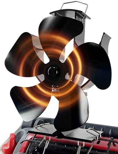 Tomersun 5-Blade Wood Stove Fan