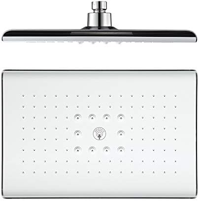 Regenduschkopf 30x30cm Schwarz - 12 Zoll Regenbrause Mit 360° Drehgelenk