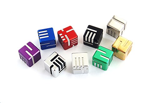 Ako Dice Type 1 Box Set Of 2 - Black #TOP1