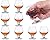 Glsairy Cute Shot Glasses Small Brandy Snifters Set of 8 | Cognac glasses | Port Glasses | Tequila Glasses(1.75 oz | 50ml)