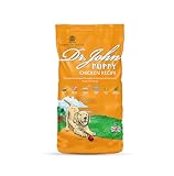 Dr John Dry Puppy Food 10kg with Omega-3s - Chicken Recipe - Complete Nutrition for Puppies of Sporting Active Breeds - Junior High Protein Dry Dog Food.