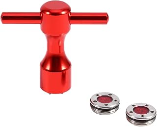 needlid Putter Weight Wrench Tool, 2pcs Aluminium Alloy Wrench Stainless Steel Screw Screw Wrench for Play for Scotty Cameron Putters