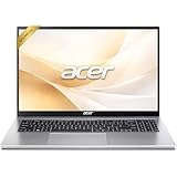 acer Aspire 3 Premium Slim Laptop Computer with Backlit Keyboard - AMD Ryzen 5 7430U CPU - 8GB RAM - 256GB SSD - 15.6' FHD Display - Fast Wi-Fi 6 - Windows 11 Pro - w/o Mouse