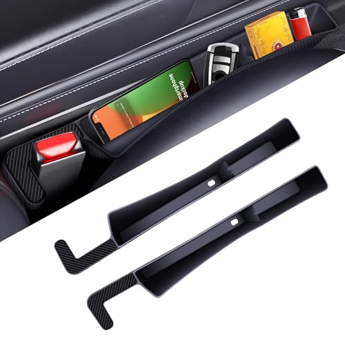 Alieemo 2PCS Car Seat Gap Filler, Anti-Drop Vehicle Console Crevice