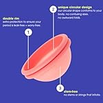 Menstrual Disc | Ultra-Soft Medical-Grade Silicone | Reusable | Holds 2X Period Cup or 6 Tampons | 12-Hour Protection | Light & Heavy Flow | Menstrual Cup, Pad & Tampon Alternative - Image 4