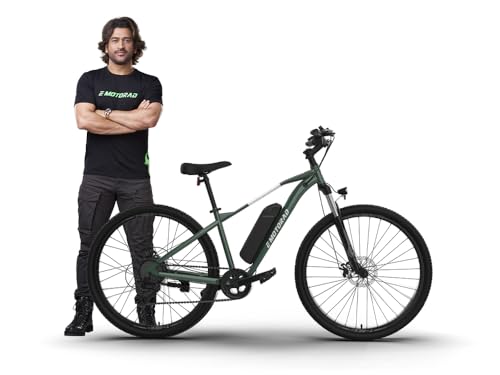 Image of EMotorad T-REX AIR Electric Cycle | 50km Range | 7-Speed Multi Gears | Unisex E-Bike