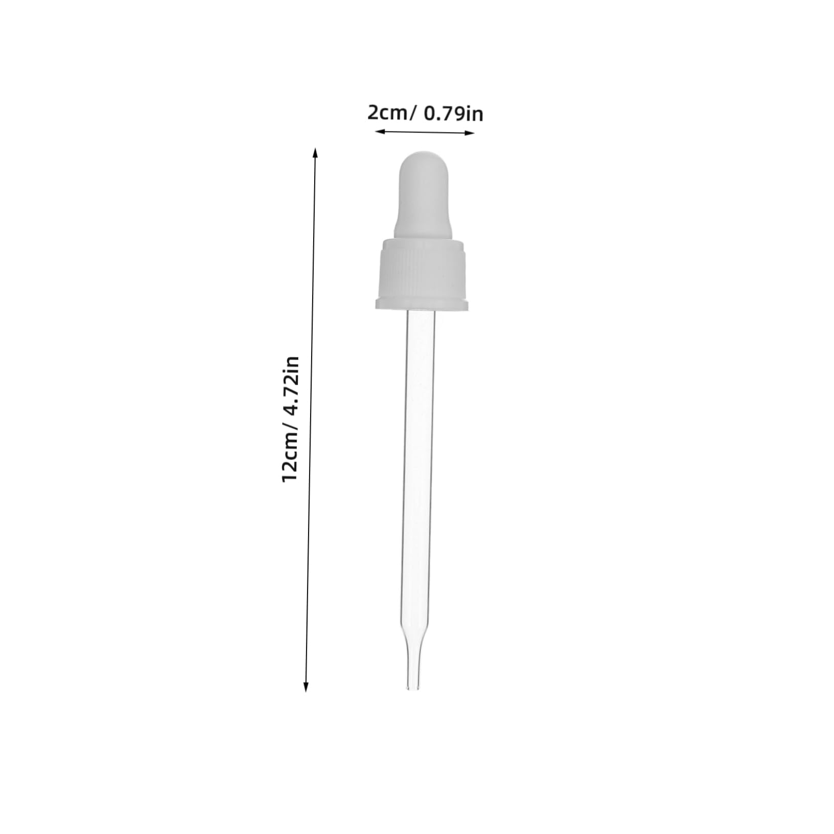 STOBAZA 6pc Glass Pipettes Soda Dropper Silicone Cap for Soda Making Accessories
