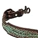 Weaver Leather Turquoise Croc Wither Strap