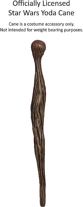 Star Wars Yoda Cane Costume Accessory - Officially Licensed Classic Yoda Walking Stick For Cosplay