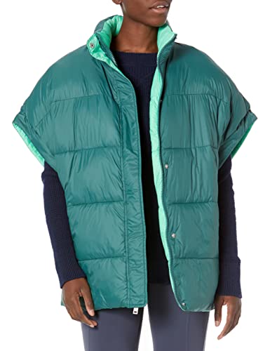 Ugg Womens Sydnee Reversible Puffer Vest Coat, Seafloor Spring Green, Medium Us #TOP24