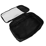 LALAFINA Reise Packwürfel Gepäckorganizer Koffer Organizer Tasche Schwarz mit Reißverschluss Kompakte Aufbewahrungstasche für Kleidung und Schuhe für Handgepäck und Familienreisen