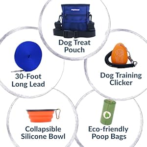 Puppy-Essentials-Dog-Training-Kit-Dog-Treat-Pouch-30-Foot-Leash-for-Dogs-Dog-Clicker-for-Training-Collapsible-Dog-Water-Bowl-Dog-Poop-Bag - Cucciolini Doodles   Puppy-Essentials-Dog-Training-Kit-Dog-Treat-Pouch-30-Foot-Leash-for-Dogs-Dog-Clicker-for-Training-Collapsible-Dog-Water-Bowl-Dog-Poop-Bag