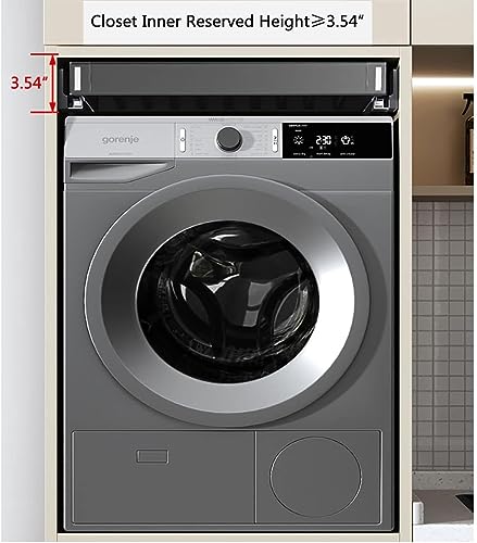 Pull Out Pants Rack for Closet, Retractable Wardrobe Trousers Rack Jeans Hanger for Cabinet Inner Width 17.7"~23.6", Space Saving Aluminum Alloy Closet Organizer