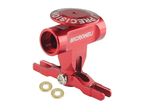 MICROHELI Precision CNC Aluminum Main Rotor Hub w/Button (RED) - Blade 130 S