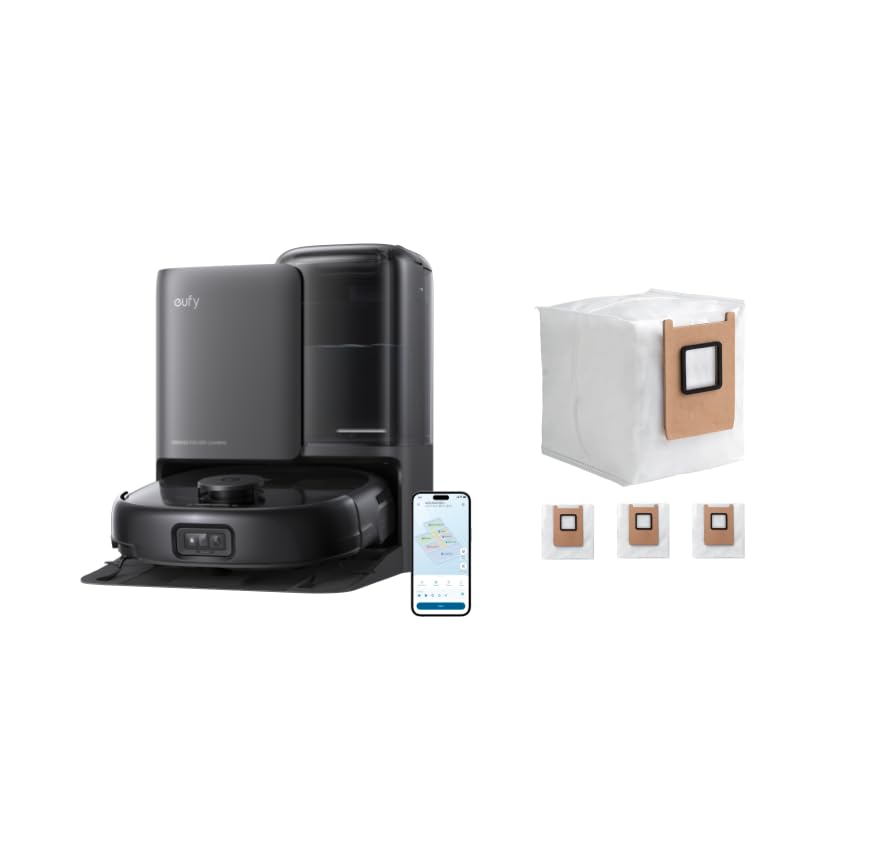 eufy E25 Omni Robot Vacuum and Mop Combo,HydroJet System, 20,000Pa