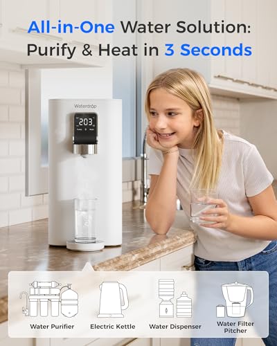 Image of Waterdrop K19-H Instant Hot Countertop RO System, No Installation Required