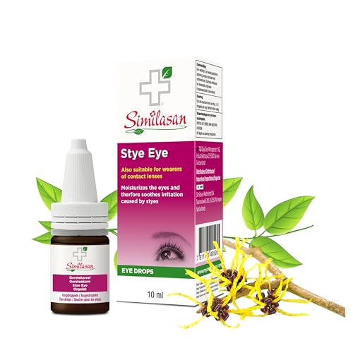 Similasan Eye Drops for Stye Eyes 10 ml (Pack of 1) - Natural Relief for Redness Swelling and Irritation - Moisturises and Soothes Discomfort Caused by Styes