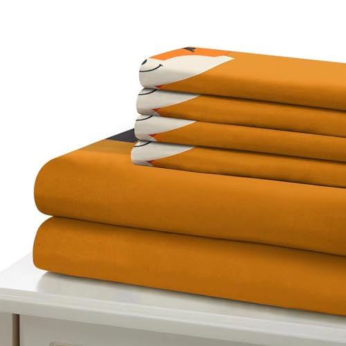 Housse de couette 220x240 caneton imprimé 3D microfibre douce