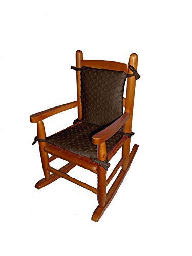 image for Baby Doll Bedding Heavenly Soft Child Rocking Chair Cushion Pad Set, C