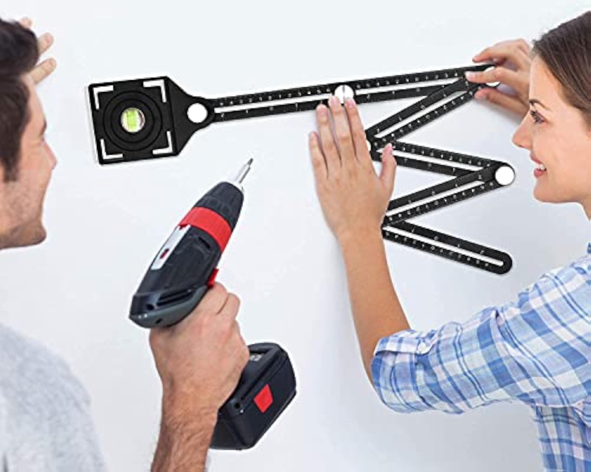 Adjustable Aluminum Alloy Angle Measuring Tool