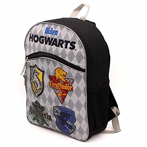 Wizarding World Personalized Harry Potter Hogwarts Backpack Grey 16"4