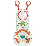  YXDS Bebé niños simulación eléctrica Volante Juguete conducción Interactivo Musical Educativo Asiento Trasero de Coche para bebés niños niñas