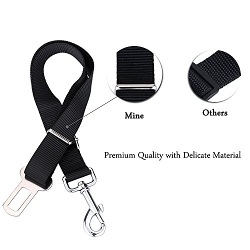 Vastar Adjustable Pet Dog Cat Safety Leash Car Vehicle Seat Belt Harness Seatbelt, Made From Nylon Fabric #TOP2
