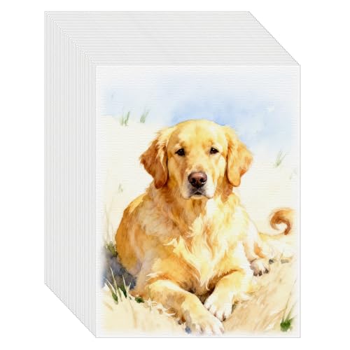 Papier aquarelle 120 feuilles pour atelier de peinture et esquisses quotidiennes