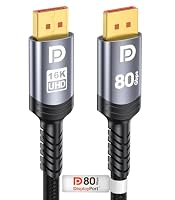 Sniokco – Sniokco 80Gbps DisplayPort Kabel 2.1 1.5Meter VESA-Zertifizi