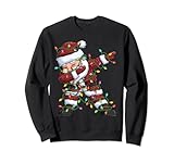 Photo Gallery dabbing babbo natale natale stampa leopardata bambini dab xmas felpa Photo Gallery dabbing babbo natale natale stampa leopardata bambini dab xmas felpa