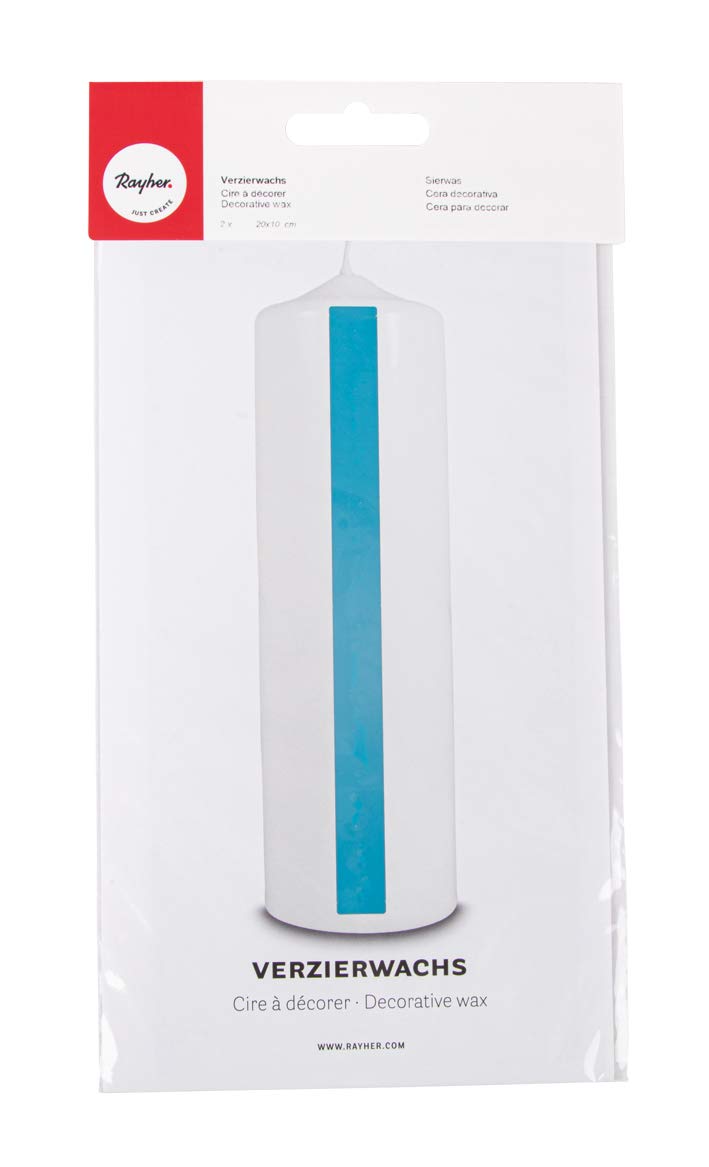 Rayher Wax Foil 20 x 10 cm, Turquoise