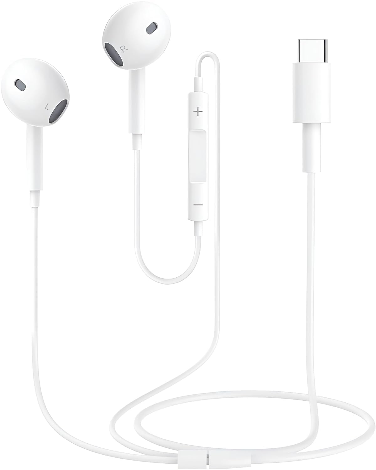 STUDIOMIXER Wired USB-C Ear Pods Headphones Type C Earphones with Microphone & Remote Noise Cancelling in-Ear Headset Control for Phone 16/15 Pro/Pro Max, White [TRM-HF-104] (B0CTHW6ZZ8) Amazon Price History, Amazon Price Tracker