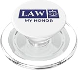 Law My Honor Vintage Blue White Scales of Justice
