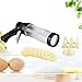 LAEMALLS Presse per Biscotti, Cookies Maker Siringa per Dolci Glassa Che Decora Gun Set, Multifunzionale Mold con 16 Dischi e 7 Punte per Decorazione Torta, Biscotti Fatti in Casa, Dolci, Patisserie#3