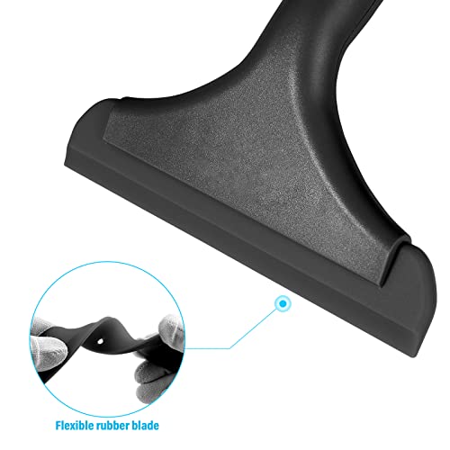 Image of Gomake Small Silicone Squeegee Window Shower Squeegee Tool,Auto Water Blade for Car Windshield, Window, Mirror, Glass Door,Bathroom