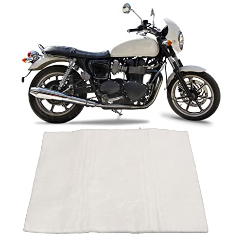 Silenciador de Escape para Motocicleta, 2 uds., Silenciador de Tubo de Escape para Motocicleta, Fibra de Vidrio de Algodón, 35x25cm, Tela de Embalaje Absorbente de Sonido