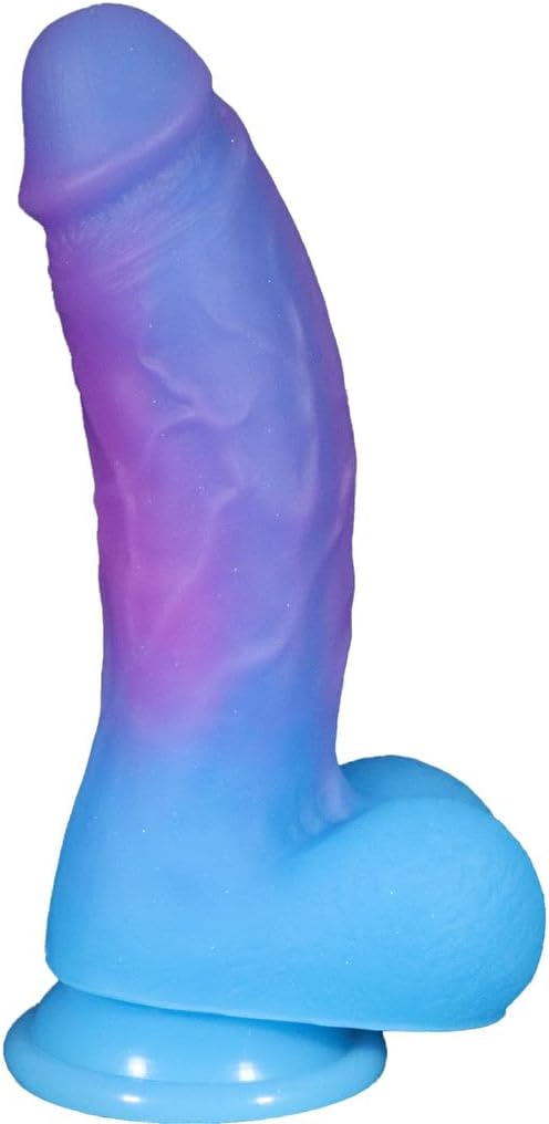 Consolador OIXGIRL Realista Curvado con Estimulador de Clítoris y Ventosa