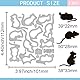 GLOBLELAND Stanzformen Mit Maus Silhouette Metall Käse Süßigkeiten Stanzungen Ratten Mäuse Tier Stanz Und Prägevorlagen Für Scrapbooking Basteln Papierkarten