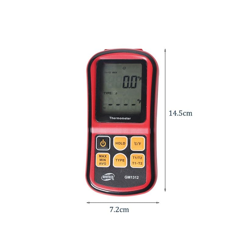 ABS High Temperature The Surface Digital Display Channel Measurement Thermocouple Thermometer