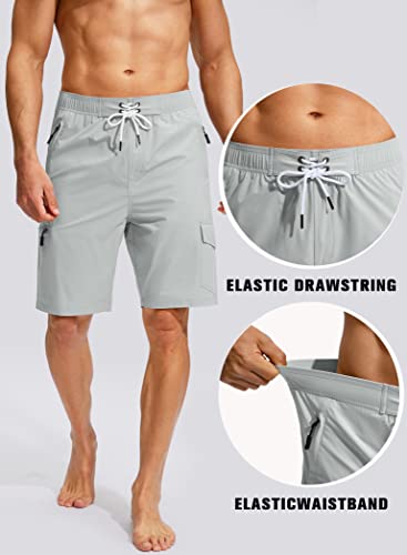 Kayrth Men's Swim Trunks Quick Dry Board Shorts with 5 Pockets Swimsuit Swimwear for Men - No Mesh Liner3