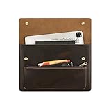 This thin leather laptop storage sleeve is only suitable for storing bare MacBook. If you need to store a laptop protective case at the same time, please do not choose it. Premium Genuine Leather Protection - Crafted from genuine cowhide leather, thi...