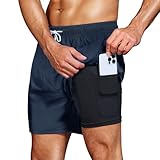 Funktionelle Taschen: Diese Badehose für Männer verfügt über zwei Reißverschlusstaschen und eine gefütterte Handytasche auf der Vorderseite für einen einfachen Zugriff auf Ihre Habseligkeiten.