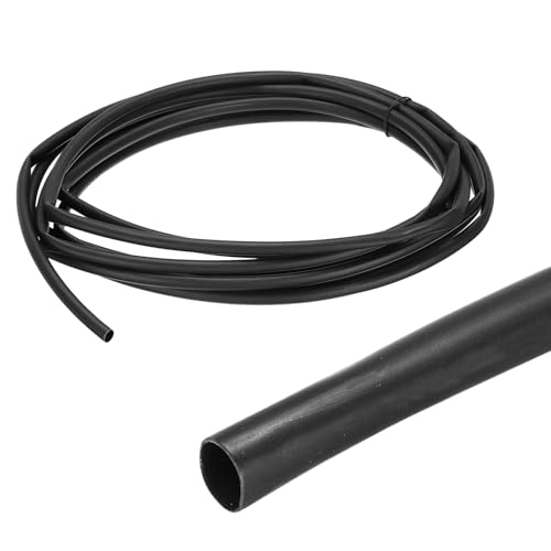 Image of sourcing map 6.4mm Heat Shrink Tubing Waterproof, 3:1 Dual Wall Marine Adhesive Lined Industrial Heat Shrink Tube Wiring Wrap 20ft 1/4 Inch, Black-6m