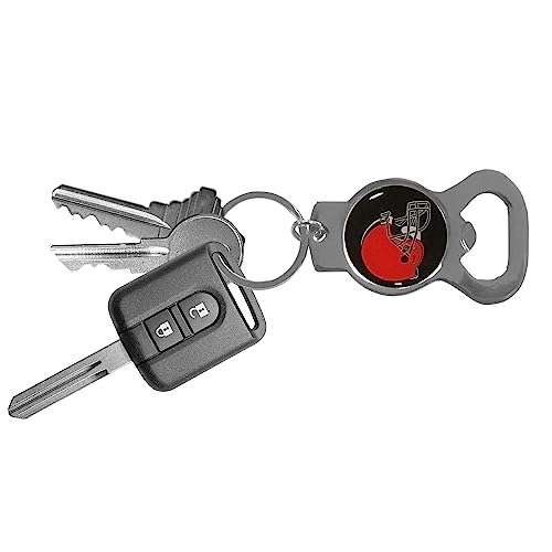 NFL Siskiyou Sports Fan Shop Cleveland Browns Bottle Opener Key Chain One Size Team Color , Black - Thumbnail 4